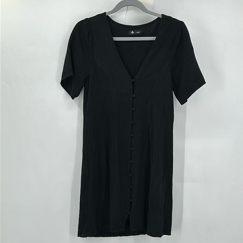 Thrills Black Mini Dress